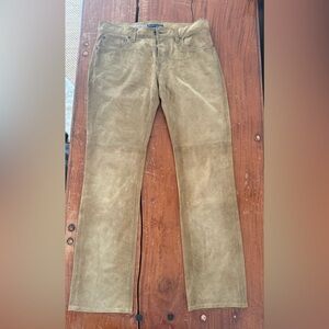 Ralph Lauren Rough Suede Pants - 29